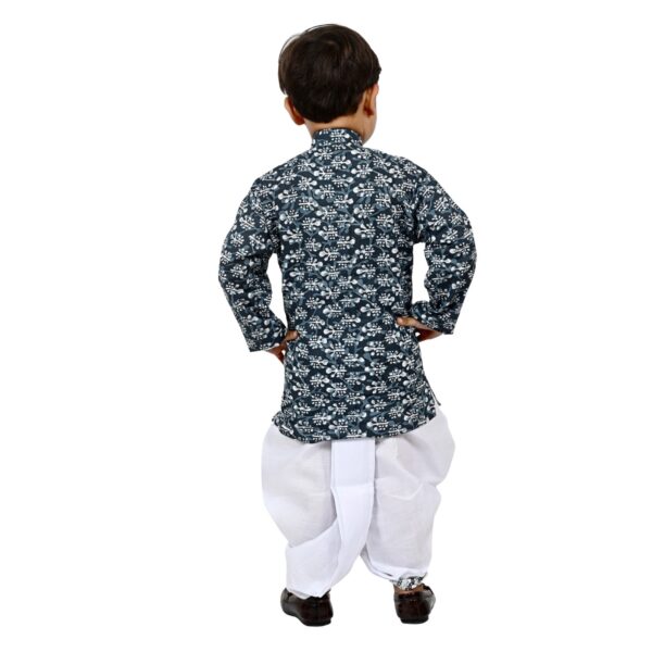 Arshia Fashions Kids Traditional Ethnic Festival Wear Dhoti Kurta Set For Boys - Image 3