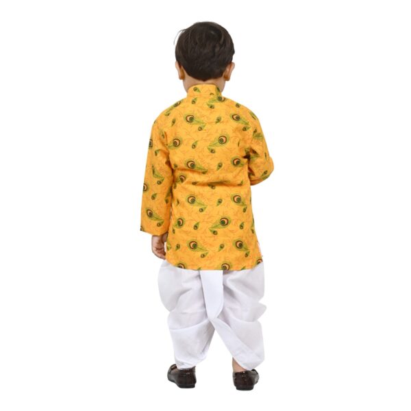 Arshia Fashions Kids Traditional Ethnic Festival Wear Dhoti Kurta Set For Boys - Image 3