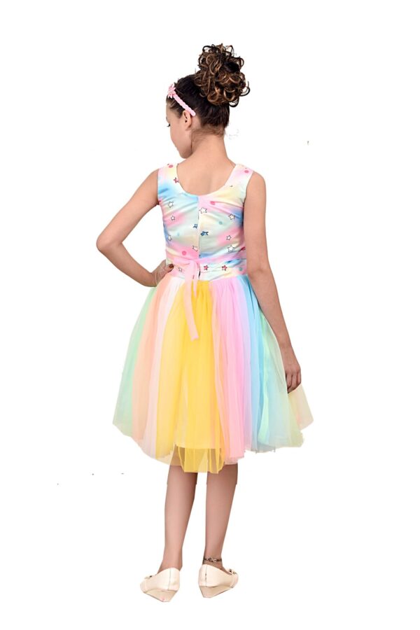 Arshia Fashions Unicorn Midi Dress for Girls - Image 3