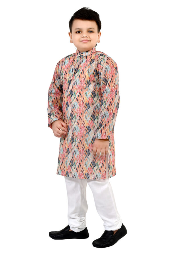 Boys Cotton Kurta Pajama set - Image 2