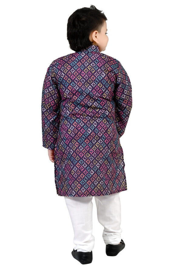 Boys Cotton Kurta Pajama set - Image 3