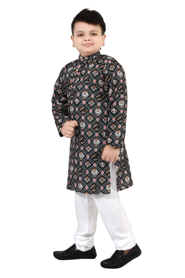 Boys Cotton Kurta Pajama set - Image 2