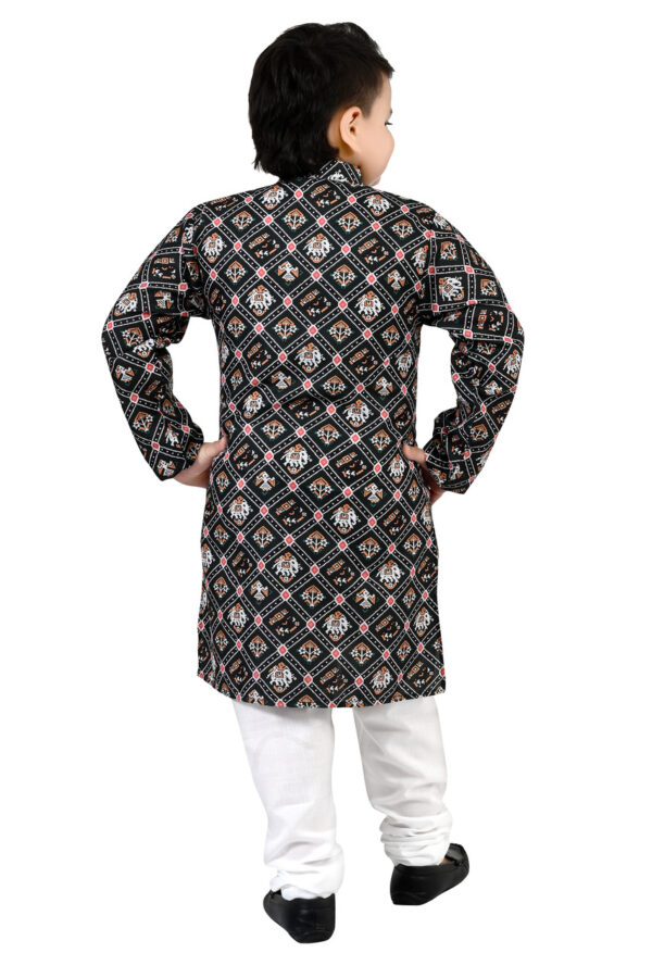 Boys Cotton Kurta Pajama set - Image 3