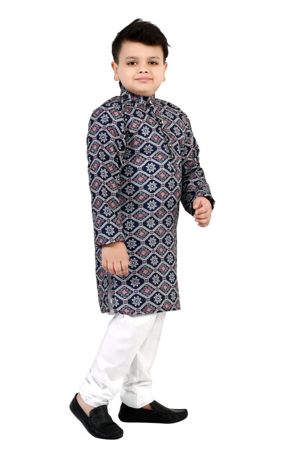 Boys Cotton Kurta Pajama set - Image 2