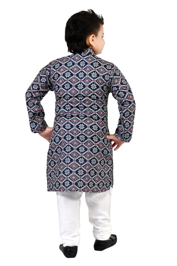 Boys Cotton Kurta Pajama set - Image 3